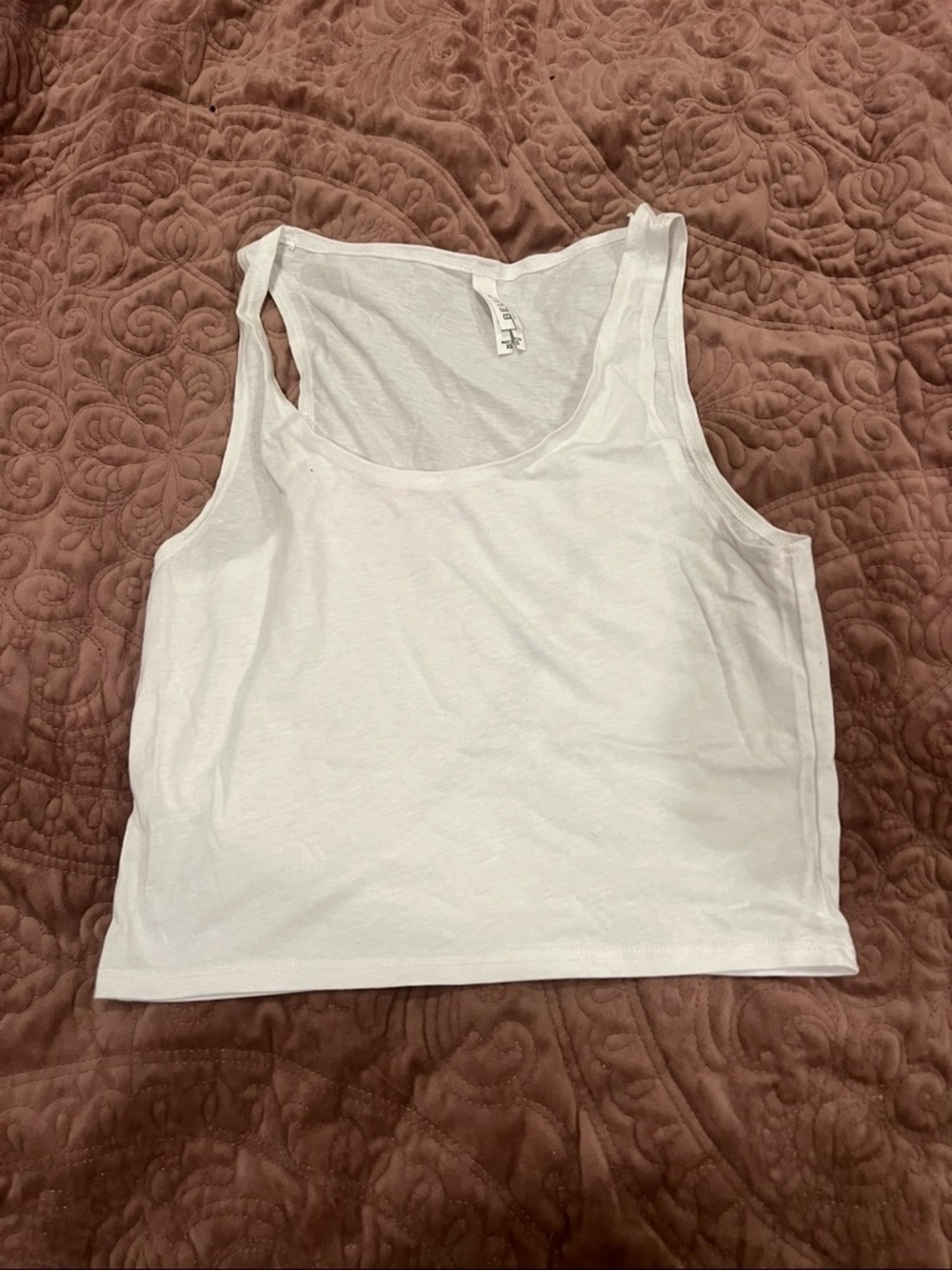 Bella Canvas White Scoop Neck Women's Tank